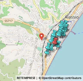 Mappa Costa Lupara, 17021 Alassio SV, Italia (0.408)