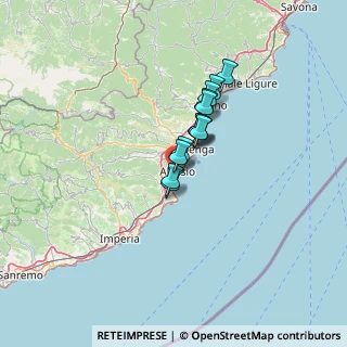Mappa Costa Lupara, 17021 Alassio SV, Italia (8.27692)