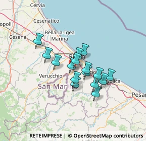 Mappa Casa Del Cane, 47924 Rimini RN, Italia (9.4775)