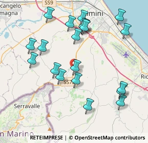 Mappa Casa Del Cane, 47924 Rimini RN, Italia (4.3345)