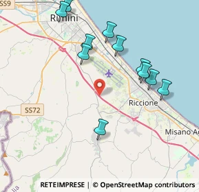 Mappa Via Olmo Longo, 47924 Rimini RN, Italia (4.25273)