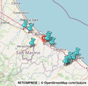 Mappa Via Olmo Longo, 47924 Rimini RN, Italia (15.76667)