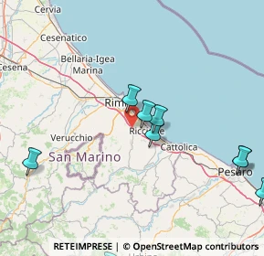 Mappa Via Olmo Longo, 47924 Rimini RN, Italia (24.20727)