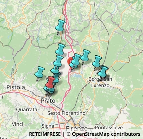 Mappa Via del Molinuccio, 50031 Barberino di Mugello FI, Italia (11.264)