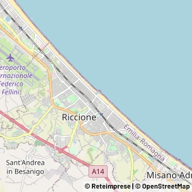 Mappa Riccione