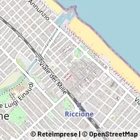 地図 Riccione