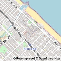 Mapa Riccione