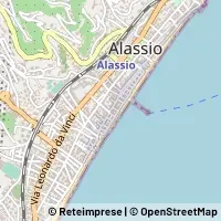 Kaart Alassio