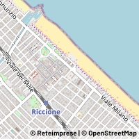 Mapa Riccione