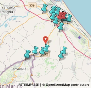 Mappa Via Santa Aquilina, 47924 Rimini RN, Italia (4.1365)