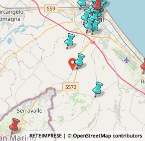 Mappa Via Santa Aquilina, 47924 Rimini RN, Italia (5.72529)