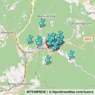 Mappa Via Serraglia, 55022 Bagni di Lucca LU, Italia (0.98)