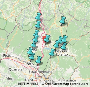 Mappa Via Giuseppe Garibaldi, 50031 Barberino di Mugello FI, Italia (10.991)