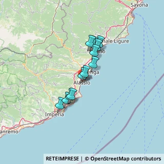 Mappa Viale Guglielmo Marconi, 17021 Alassio SV, Italia (10.295)