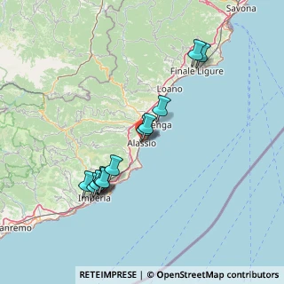 Mappa Viale Guglielmo Marconi, 17021 Alassio SV, Italia (14.46)