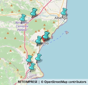 Mappa Via Privata Marconi, 17021 Alassio SV, Italia (3.54455)