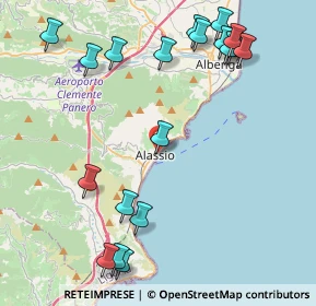 Mappa Piazza Partigiani, 17021 Alassio SV, Italia (5.3185)