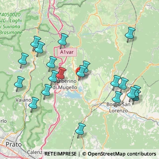 Mappa Via Croci, 50031 Barberino di Mugello FI, Italia (9.5535)