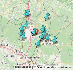 Mappa Via Croci, 50031 Barberino di Mugello FI, Italia (10.589)