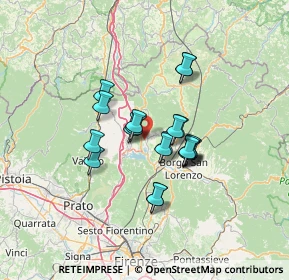 Mappa Via Croci, 50031 Barberino di Mugello FI, Italia (10.062)