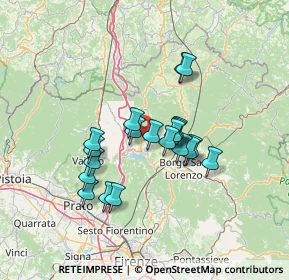 Mappa Via Croci, 50031 Barberino di Mugello FI, Italia (11.2555)