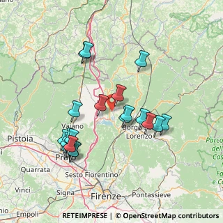 Mappa Via Croci, 50031 Barberino di Mugello FI, Italia (14.8455)