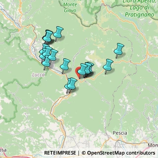 Mappa Via di Serraglia, 55022 Bagni di Lucca LU, Italia (6.316)
