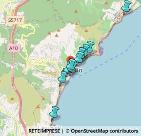 Mappa Via Adua, 17021 Alassio SV, Italia (1.22455)