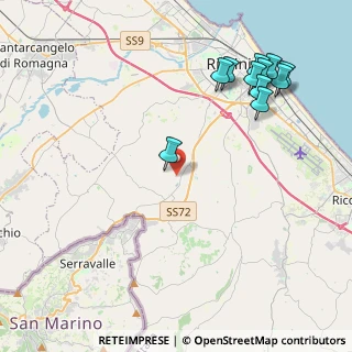 Mappa Via Santa Aquilina, 47923 Rimini RN, Italia (5.07)