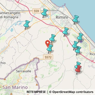 Mappa Via Santa Aquilina, 47923 Rimini RN, Italia (4.85545)