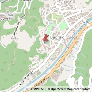 Mappa Piazza Webb, 11, 55022 Bagni di Lucca, Lucca (Toscana)
