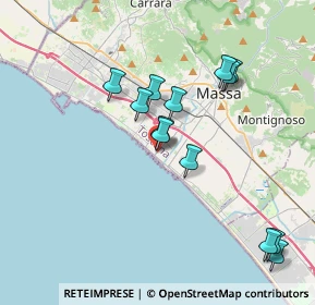 Mappa Piazza Francesco Betti, 54037 Massa MS, Italia (3.74923)