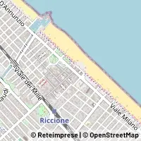 Mapa Riccione