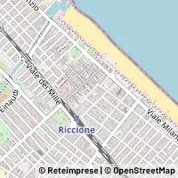 Mapa Riccione
