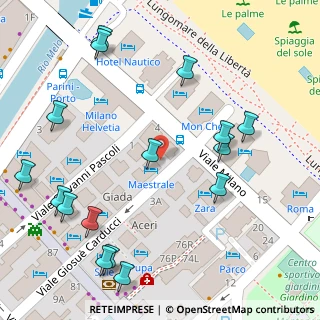 Mappa Via Giosuè Carducci, 47838 Riccione RN, Italia (0.08438)