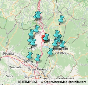 Mappa Via Giuliano Agresti, 50031 Barberino di Mugello FI, Italia (10.2535)