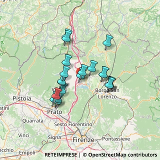 Mappa Via Giuliano Agresti, 50031 Barberino di Mugello FI, Italia (11.412)