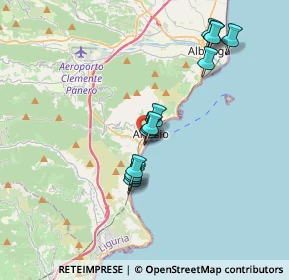Mappa Via San Giovanni Bosco, 17021 Alassio SV, Italia (3.22923)