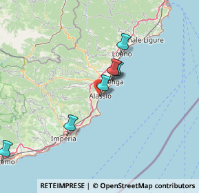 Mappa Via San Giovanni Bosco, 17021 Alassio SV, Italia (23.57273)