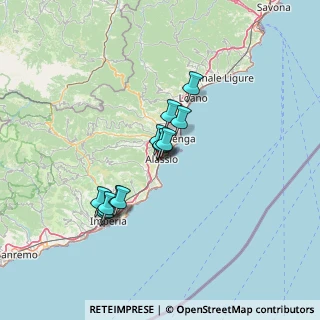 Mappa Via San Giovanni Bosco, 17021 Alassio SV, Italia (10.63923)