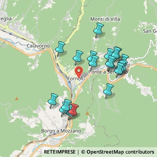 Mappa Via Alcide de Gasperi, 55022 Bagni di Lucca LU, Italia (1.938)