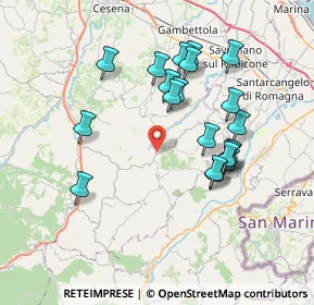 Mappa Piazza Giacomo Matteotti, 47030 Sogliano al Rubicone FC, Italia (7.149)