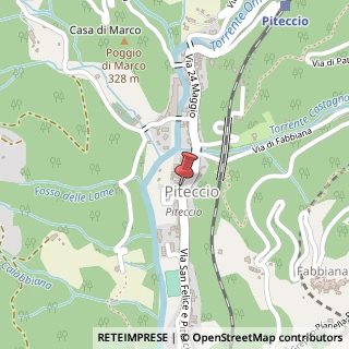 Mappa Via S. Felice e Piteccio, 3/A, 51100 Pistoia, Pistoia (Toscana)