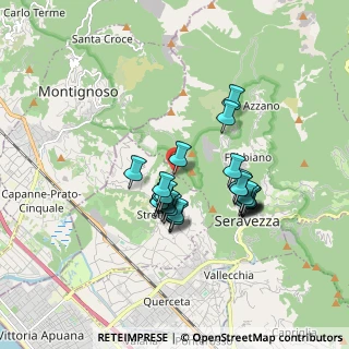 Mappa Via Strinato, 55047 Seravezza LU, Italia (1.48846)