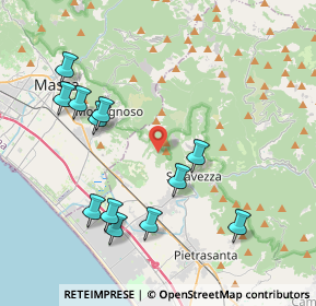 Mappa Via Strinato, 55047 Seravezza LU, Italia (4.37667)