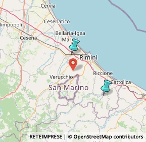Mappa Via Monte Cieco, 47923 Rimini RN, Italia (70.34571)