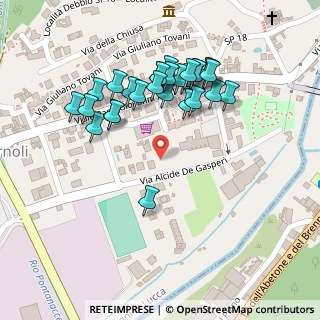 Mappa Viale Alcide De Gasperi, 55022 Bagni di Lucca LU, Italia (0.10357)