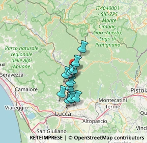 Mappa Viale Alcide De Gasperi, 55022 Bagni di Lucca LU, Italia (8.78417)
