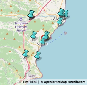 Mappa Via Franco Gazzelli, 17021 Alassio SV, Italia (3.64)
