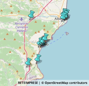 Mappa Via Franco Gazzelli, 17021 Alassio SV, Italia (3.43533)